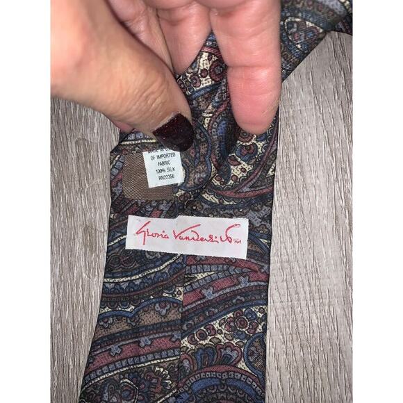 Set of 5 Men's Floral Tie Set Multicolor Designer Business Formal 5 Pc - Picture 4 of 13